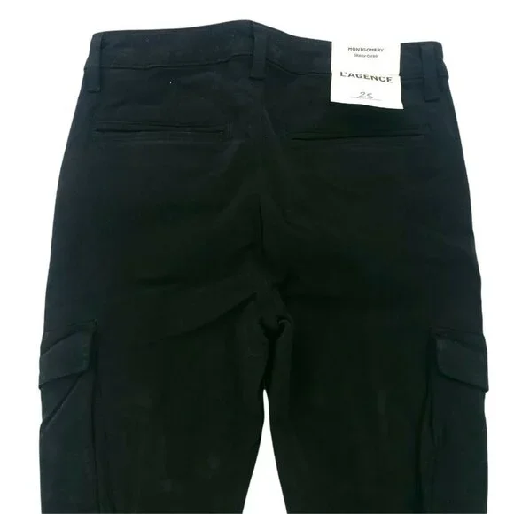 L’AGENCE MONTGOMERRY Skinny Cargo Pants Ankle Zip - Picture 7 of 11